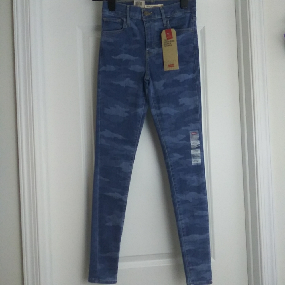 NWT Sz 0 Levi's 720 High Rise Super Skinny Jeans - Picture 3 of 13